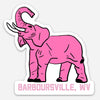 The Pink Elephant Sticker