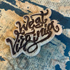 Scribble West Virginia Magnet