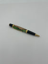 Green/Wood GLOW Barrel Pen