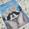 Spring Raccoon Art Print - 5x7