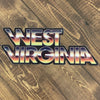 West Virginia Chrome Sticker