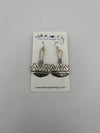 Sterling Silver earrings with design