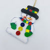 Handpainted Wood Snowman Ornament