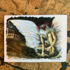 Mothman in Barbed Wire Notecard
