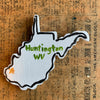 Handpainted Huntington, WV Magnet