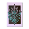 Lavender Floral Sprig 11x17