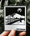 Mothman Polaroid Sticker