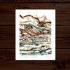 Nuttall Sandstone Rock Wall Art Print 11x14