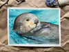 Otter Art Print - 5" x 7"