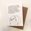 Paper Rock Scissors Greeting Card - 5 x 7