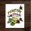 Pawpaw Pride Watercolor Art Print 11x14