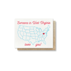 Someone in West Virginia Loves You Card
