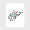 West Virginia Art Print