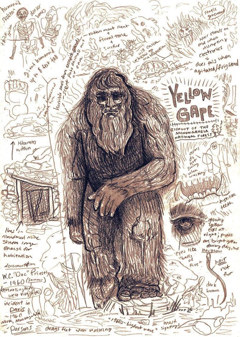 絵画 BIGFOOT Bigfoot Print 19